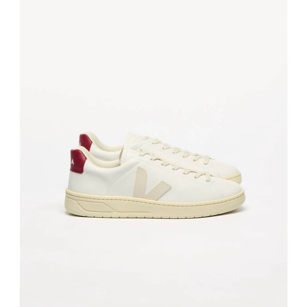 NEW VEJA women's urca cwl shoes in white pierre marsala - Picture 2 of 4